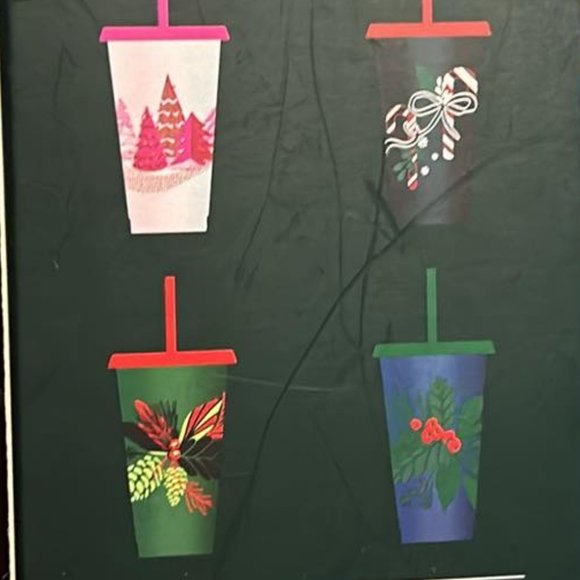 Starbucks 5 cold cups Holiday Set 2021 - BRAND NEW - Picture 5 of 5